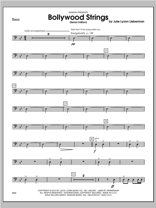 Download Â Lieberman Bollywood Strings (Senior Edition) - Ba Sheet Music