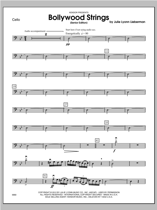 Download Â Lieberman Bollywood Strings (Senior Edition) - Ce Sheet Music