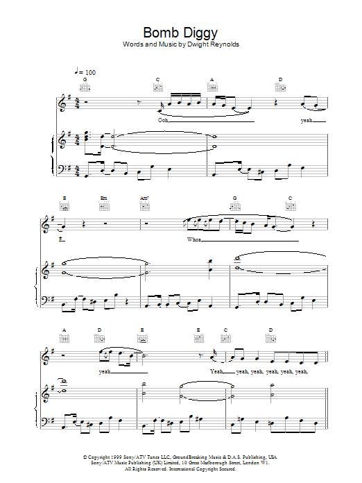 Download Another Level Bomb Diggy Sheet Music