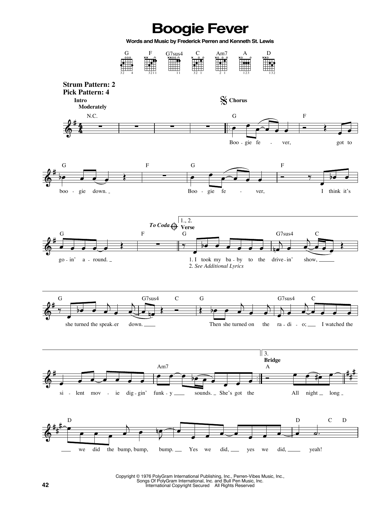 Download The Sylvers Boogie Fever Sheet Music