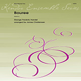 Download or print Bourée - Full Score Sheet Music Printable PDF 2-page score for Classical / arranged Woodwind Ensemble SKU: 373961.