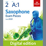 Download or print Bourrée (from Music for the Royal Fireworks)(Grade 2 A1, the ABRSM Saxophone syllabus from 2022) Sheet Music Printable PDF 6-page score for Classical / arranged Alto Sax Solo SKU: 494039.