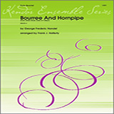 Download or print Bourree And Hornpipe (from Water Music Suite In F Major) - 1st Flute Sheet Music Printable PDF 2-page score for Classical / arranged Woodwind Ensemble SKU: 339158.