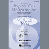 Download or print Boys And Girls Like You And Me (arr. Kevin Robinson) Sheet Music Printable PDF 7-page score for Broadway / arranged TTBB Choir SKU: 158852.