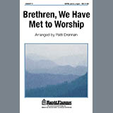 Download or print Brethren, We Have Met To Worship Sheet Music Printable PDF 5-page score for Concert / arranged SATB Choir SKU: 284208.