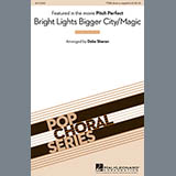 Download or print Bright Lights Bigger City/Magic Sheet Music Printable PDF 5-page score for A Cappella / arranged TTBB Choir SKU: 98692.
