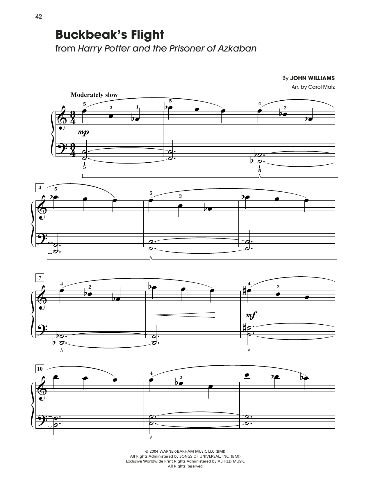 Download John Williams Buckbeak's Flight (from Harry Potter) ( Sheet Music