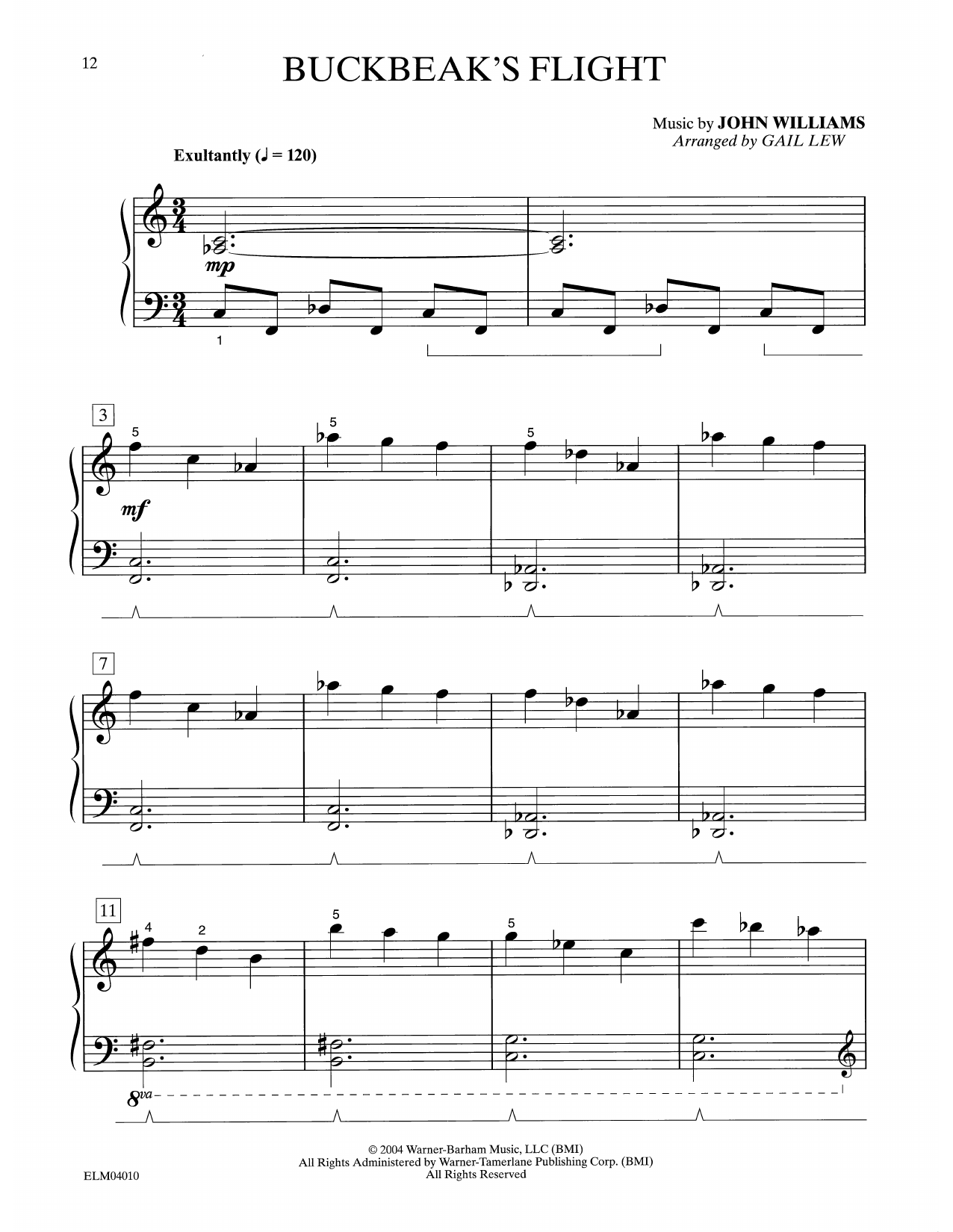 Download John Williams Buckbeak's Flight (from Harry Potter) ( Sheet Music