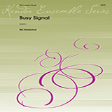 Download or print Busy Signal - Full Score Sheet Music Printable PDF 3-page score for Concert / arranged Percussion Ensemble SKU: 373542.