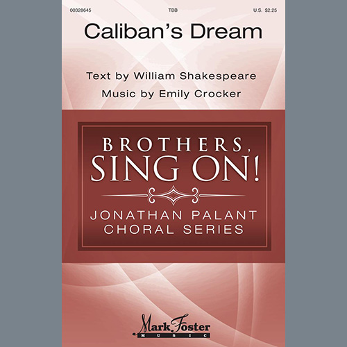 Download or print Emily Crocker Caliban's Dream Sheet Music Printable PDF 9-page score for Concert / arranged TBB Choir SKU: 441475.