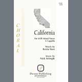 Download or print California Sheet Music Printable PDF 7-page score for Concert / arranged SATB Choir SKU: 1192072.