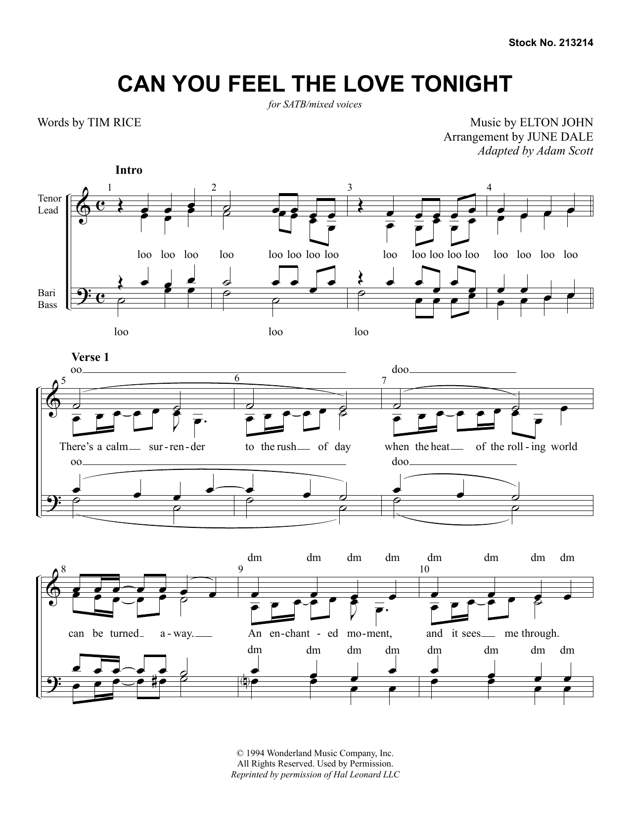 Download Elton John Can You Feel The Love Tonight? (from Th Sheet Music