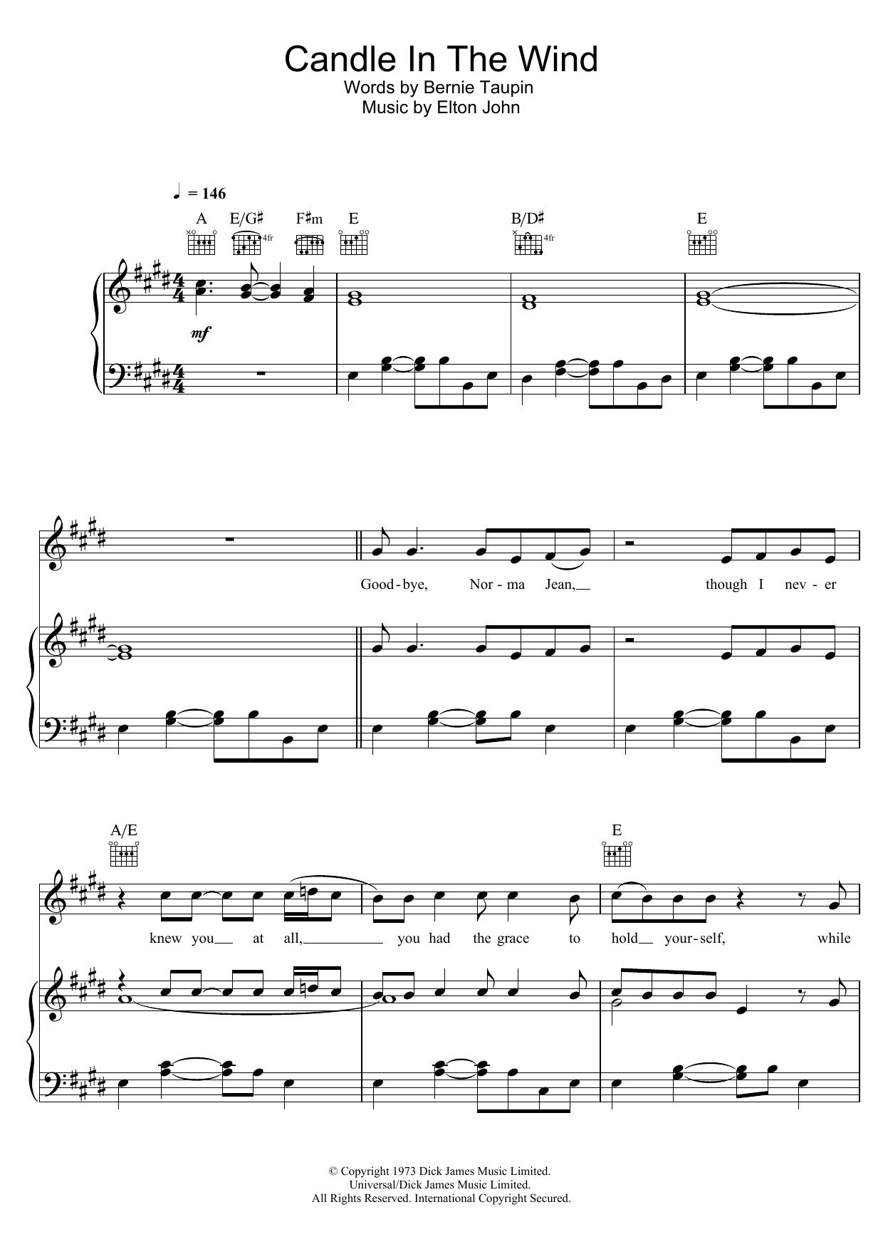 Download Ed Sheeran Candle In The Wind Sheet Music