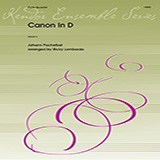 Download or print Canon In D - Full Score Sheet Music Printable PDF 3-page score for Classical / arranged Woodwind Ensemble SKU: 371409.