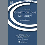 Download or print Canst Thou Love Me, Lady? Sheet Music Printable PDF 6-page score for Concert / arranged TTBB Choir SKU: 74587.