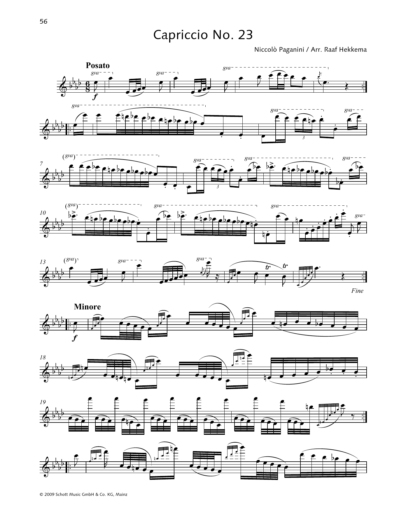 Download Niccolo Paganini Capriccio No. 23 Sheet Music