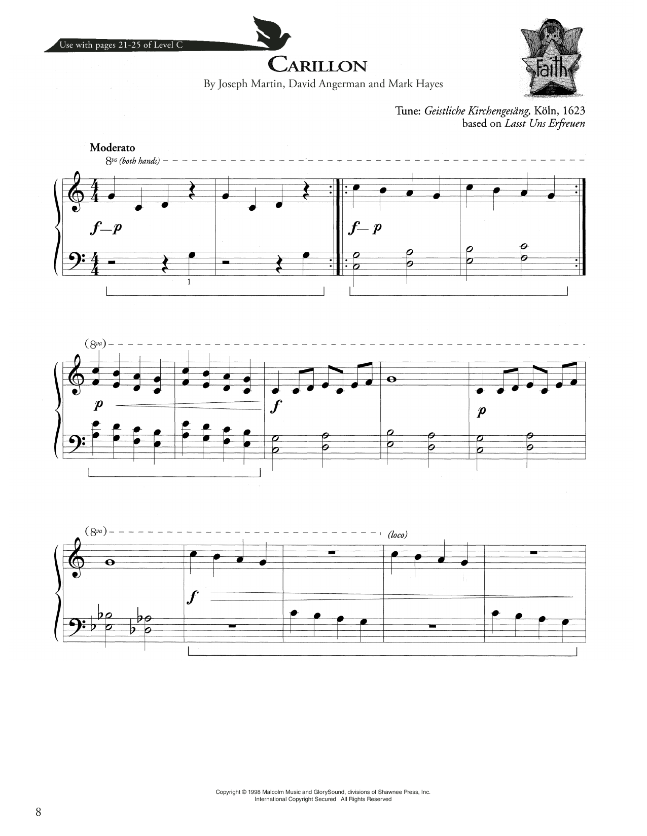 Download Joseph Martin, David Angerman and Ma Carillon Sheet Music