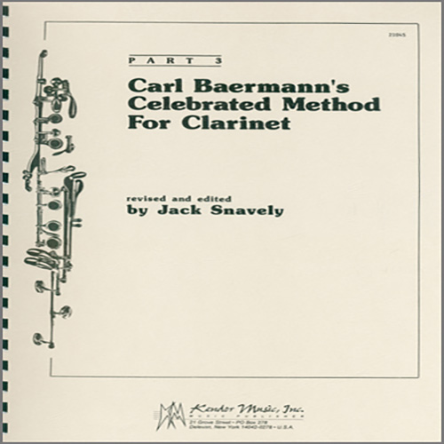 Download Jack Snavely Carl Baermann's Celebrated Method For Clarinet, Part 3 Sheet Music and Printable PDF Score for Instrumental Method