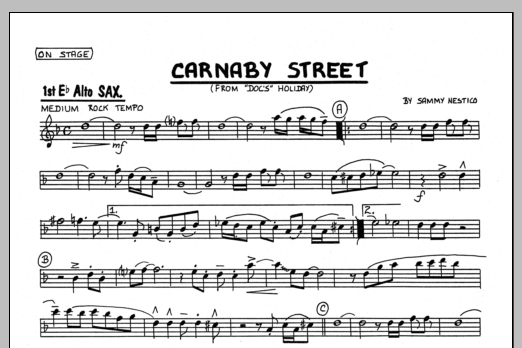 Download Sammy Nestico Carnaby Street - 1st Eb Alto Saxophone Sheet Music