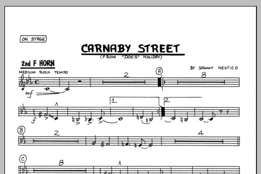 Download Sammy Nestico Carnaby Street - 2nd F Horn Sheet Music
