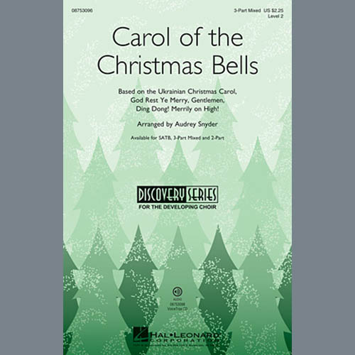 Download Audrey Snyder Carol Of The Christmas Bells Sheet Music and Printable PDF Score for 2-Part Choir