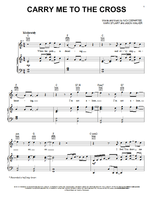 Download Kutless Carry Me To The Cross Sheet Music
