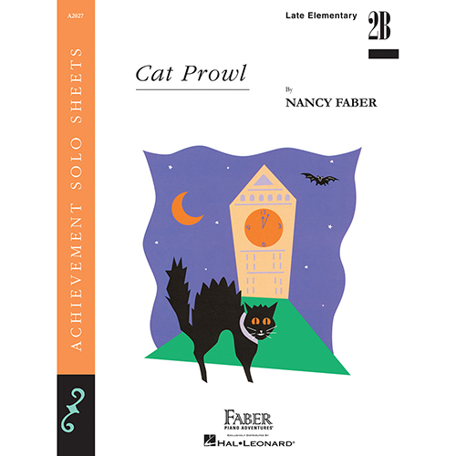 Download Nancy Faber Cat Prowl Sheet Music and Printable PDF Score for Piano Adventures