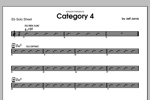 Download Jarvis Category 4 - Solo Sheet Sheet Music