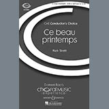 Download or print Ce Beau Printemps Sheet Music Printable PDF 3-page score for Concert / arranged SATB Choir SKU: 68227.