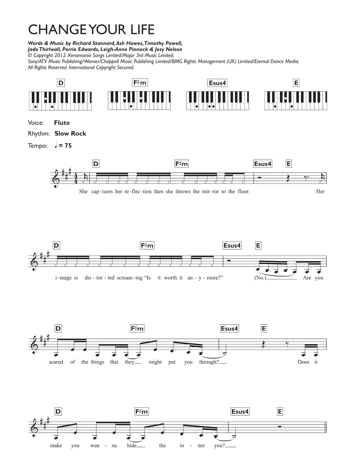 Download Little Mix Change Your Life Sheet Music
