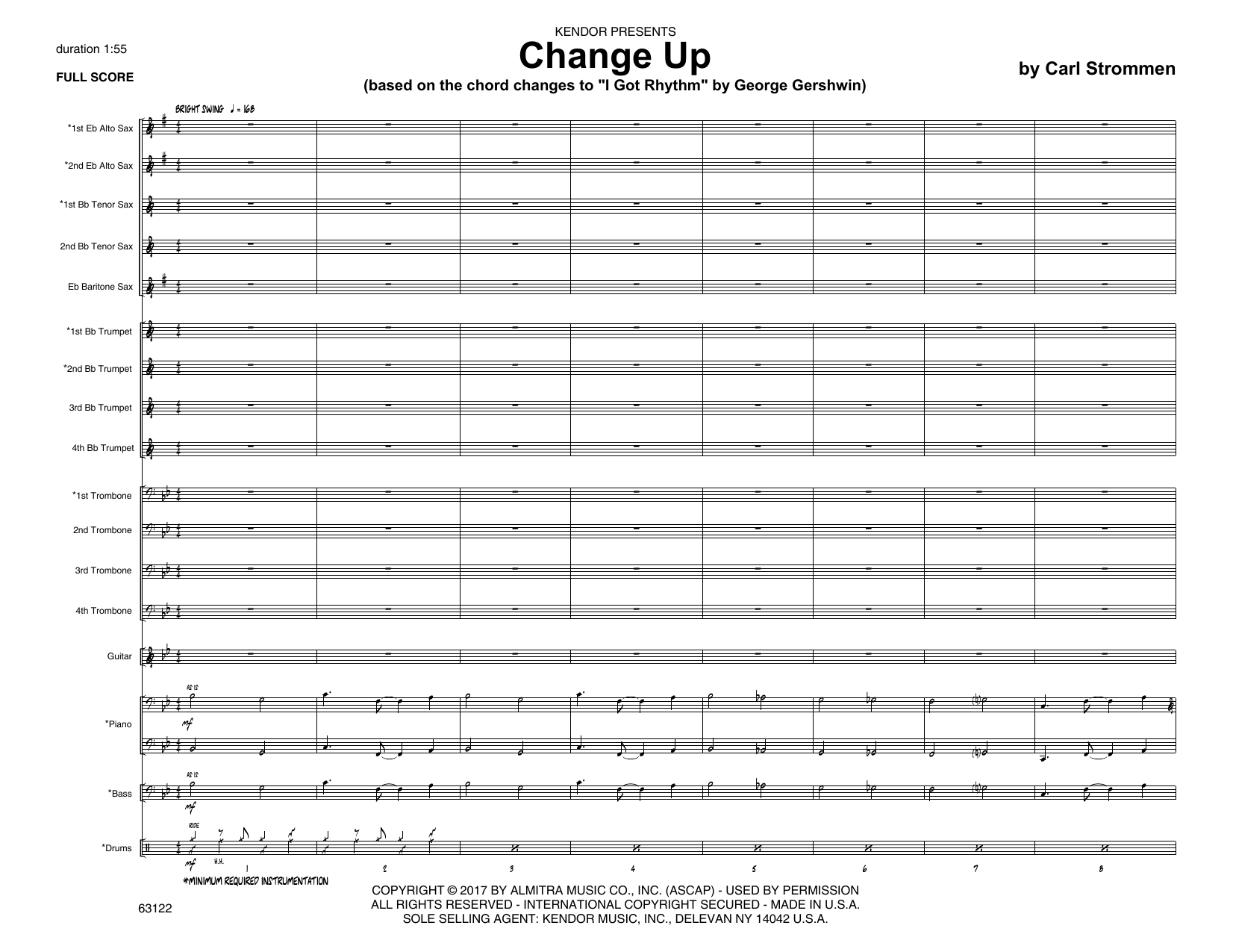 Download Carl Strommen Change Up (based on I Got Rhythm by Geo Sheet Music