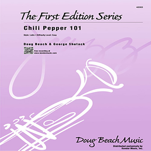 Download Beach, Shutack Chili Pepper 101 - Trombone 3 Sheet Music and Printable PDF Score for Jazz Ensemble