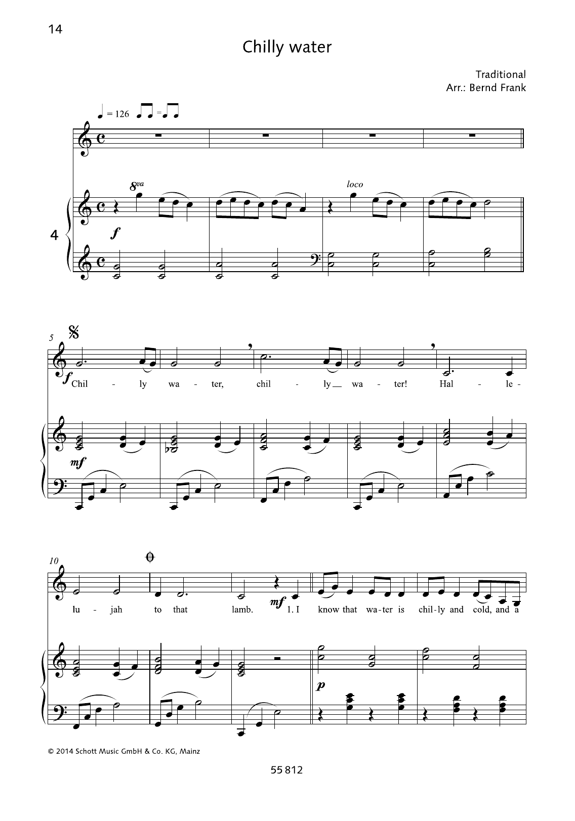 Download Bernd Frank Chilly Water Sheet Music