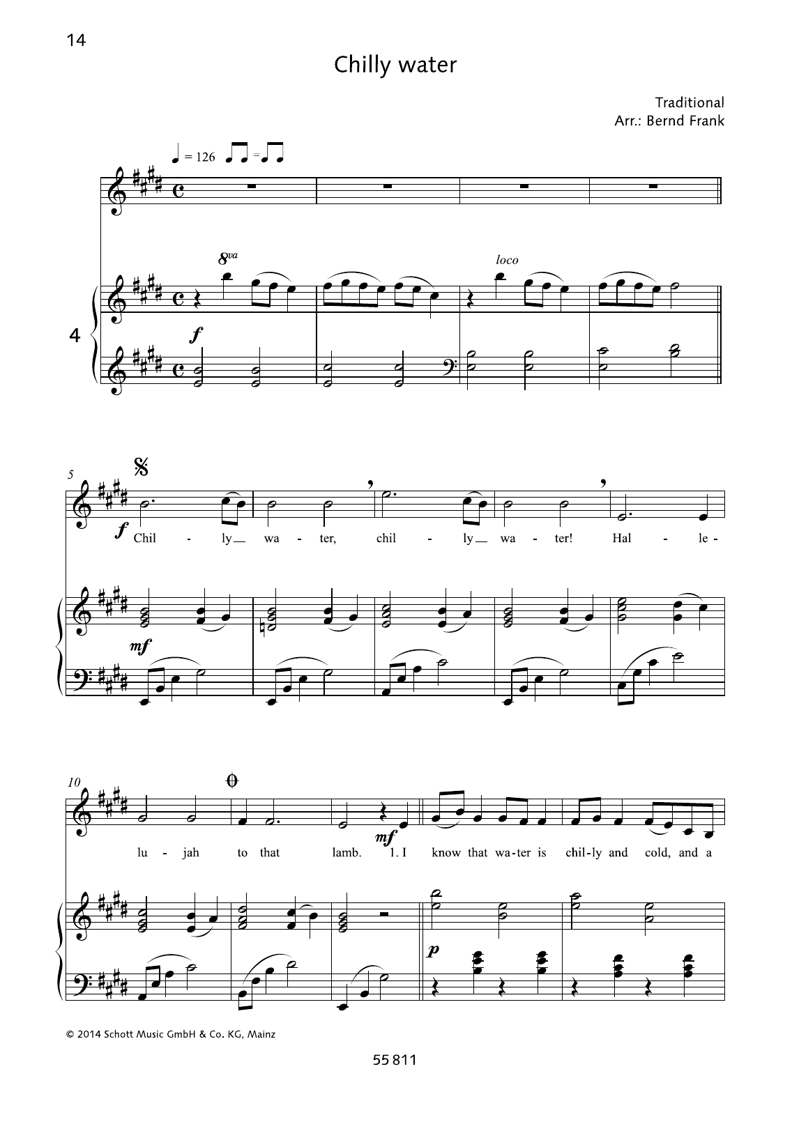 Download Bernd Frank Chilly Water Sheet Music
