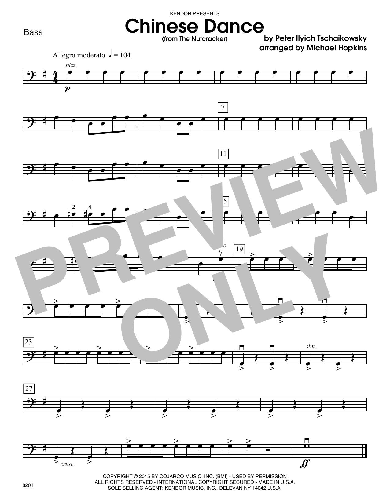 Download Michael Hopkins Chinese Dance (from The Nutcracker) - B Sheet Music