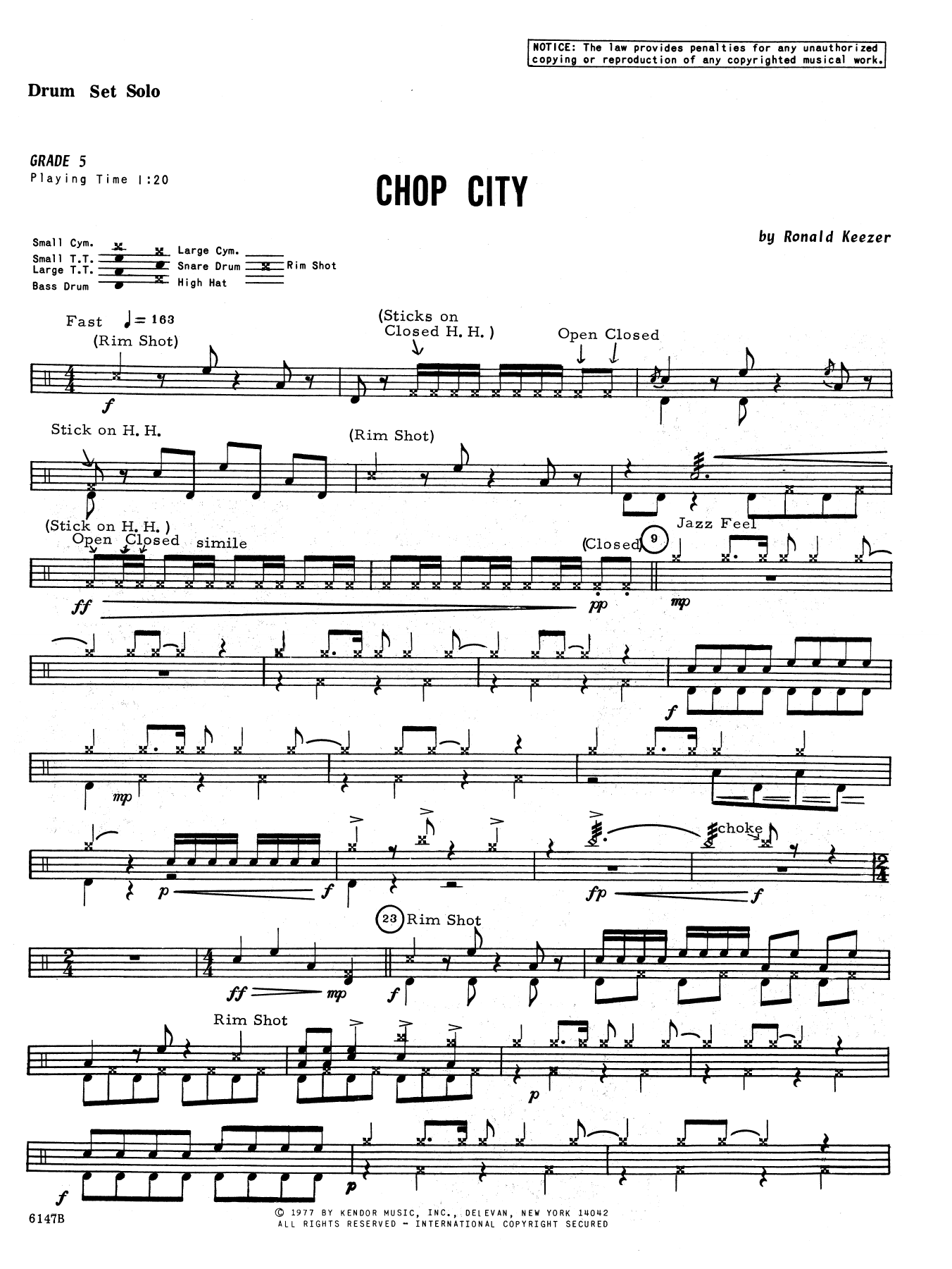 Download Keezer Chop City Sheet Music