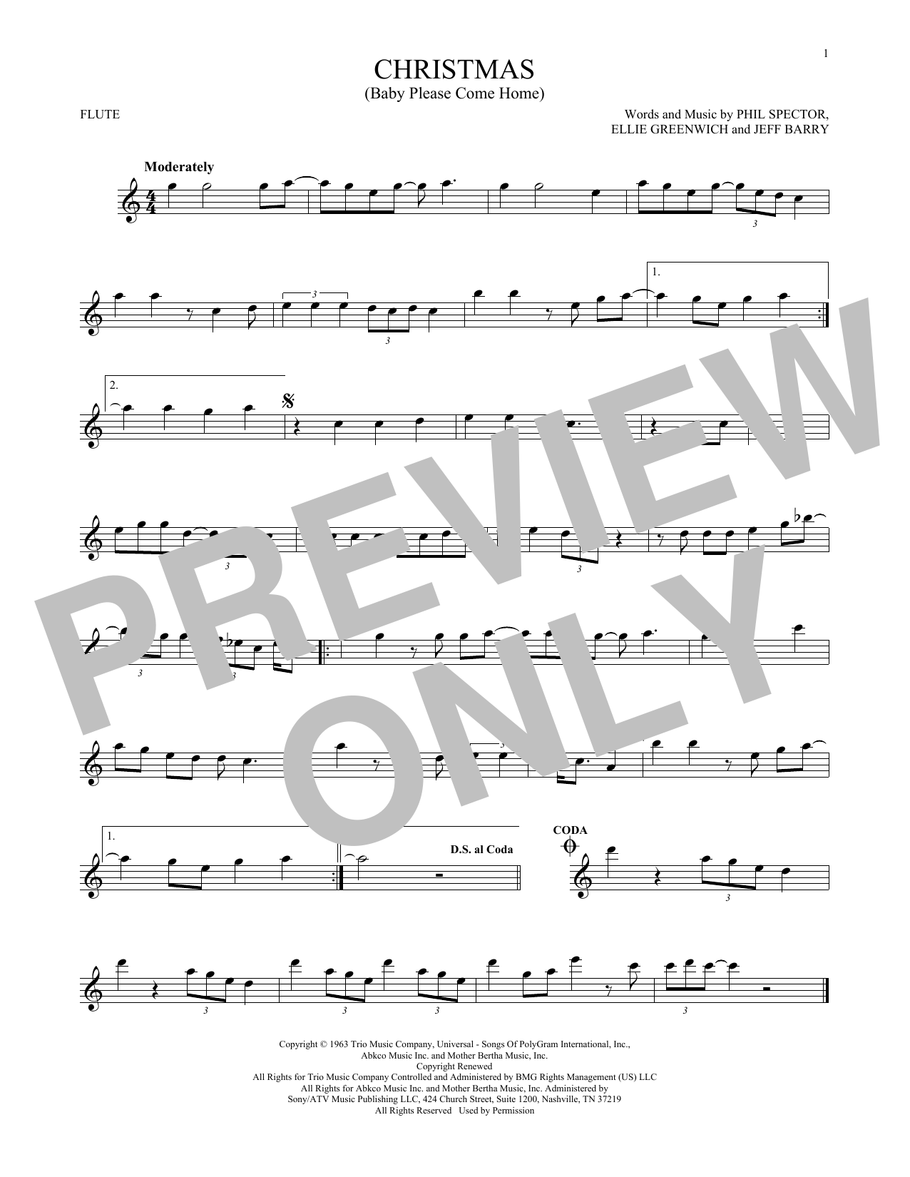 Download Mariah Carey Christmas (Baby Please Come Home) Sheet Music