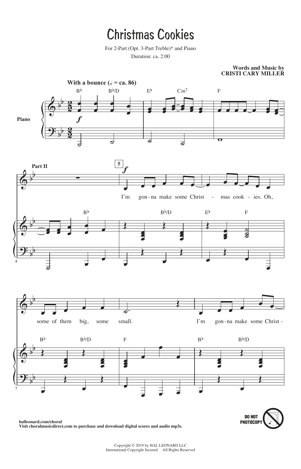 Download Cristi Cary Miller Christmas Cookies Sheet Music