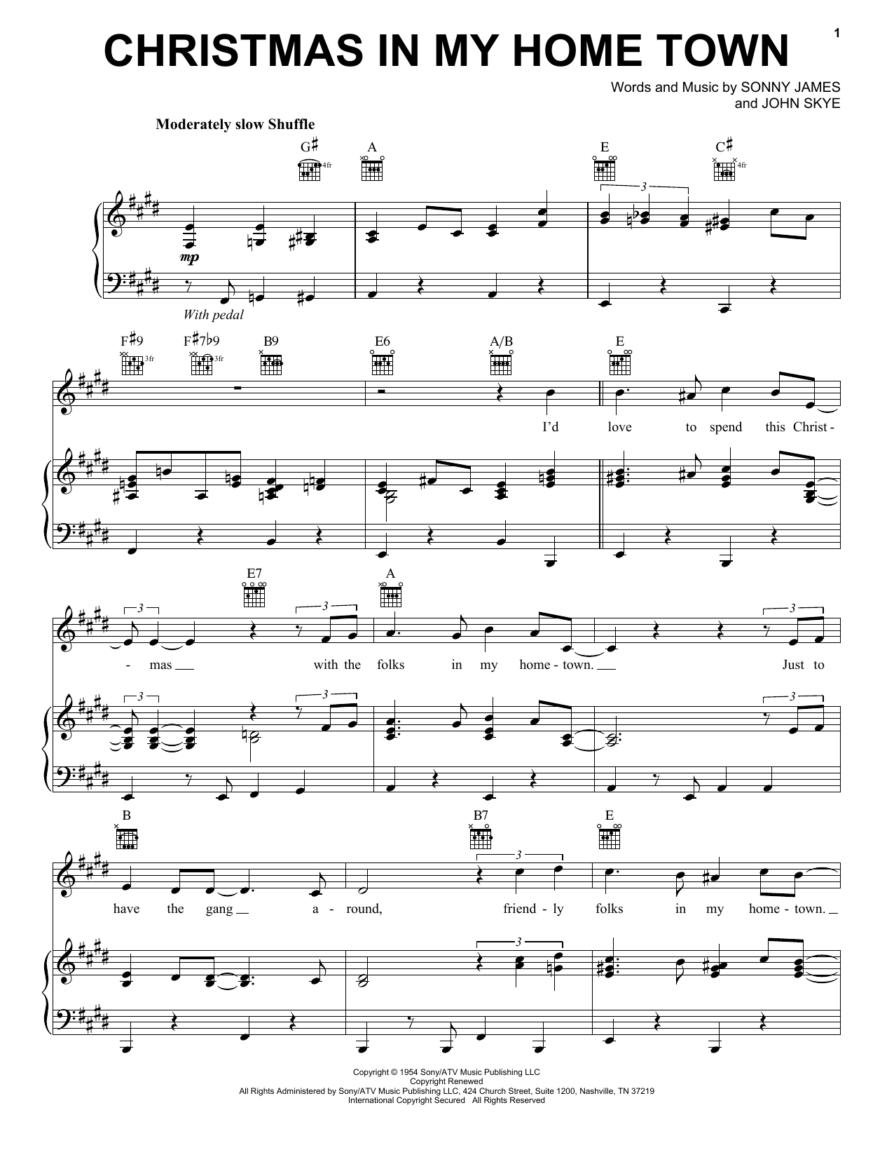 Download Eric Clapton Christmas In My Home Town Sheet Music