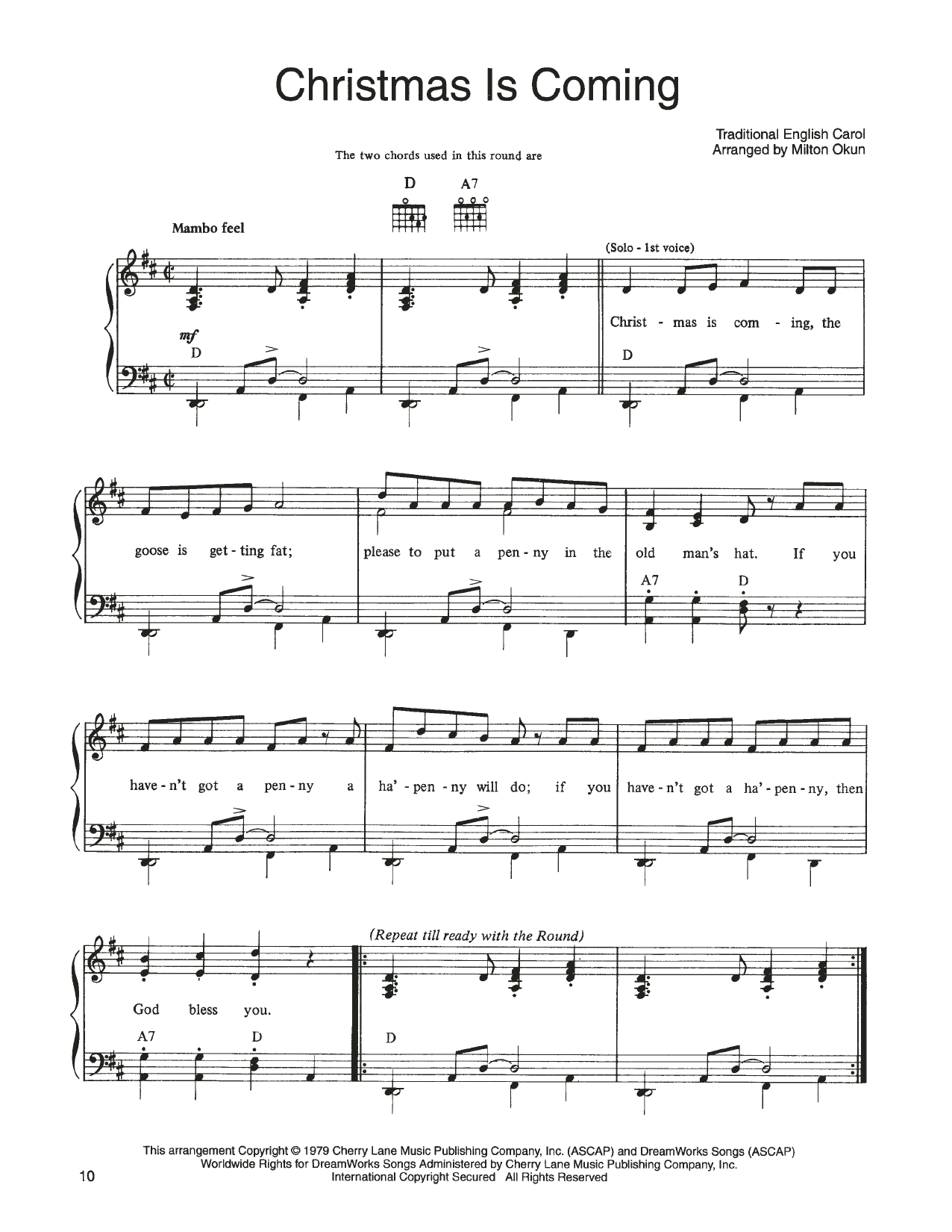 Download John Denver and The Muppets Christmas Is Coming (from A Christmas T Sheet Music