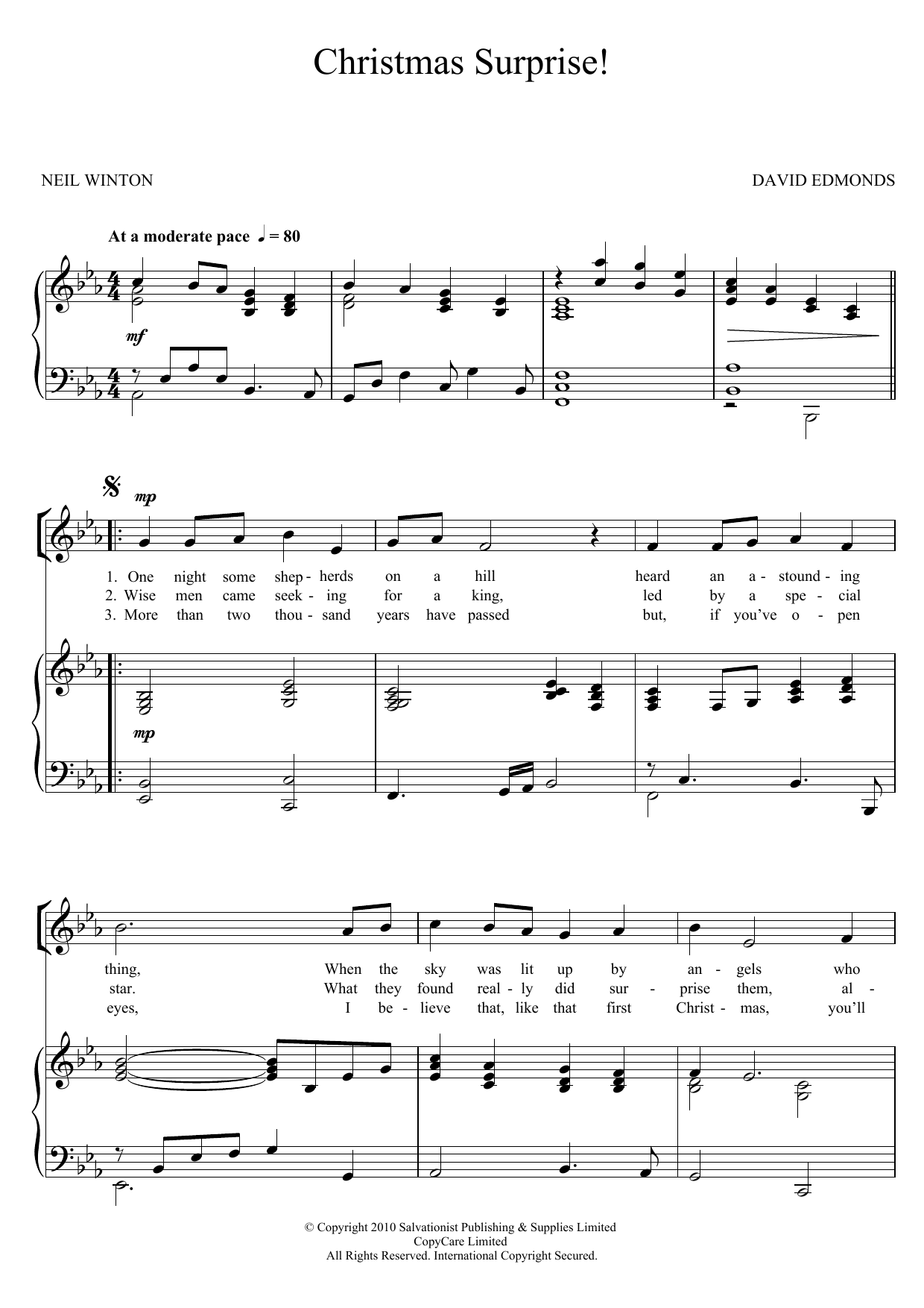 Download The Salvation Army Christmas Surprise! Sheet Music