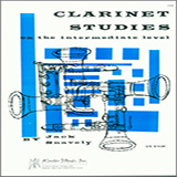 Download or print Clarinet Studies on the Intermediate Level Sheet Music Printable PDF 66-page score for Instructional / arranged Woodwind Solo SKU: 376328.