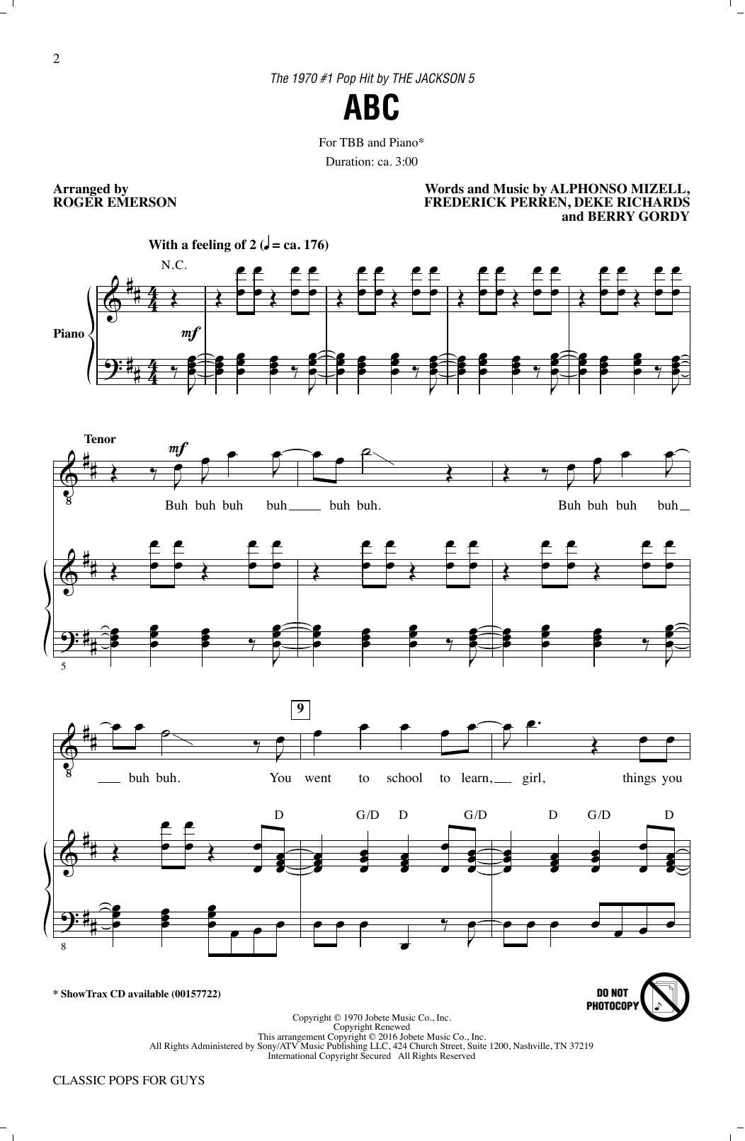 Download Roger Emerson Classic Pops For Guys (Collection) Sheet Music