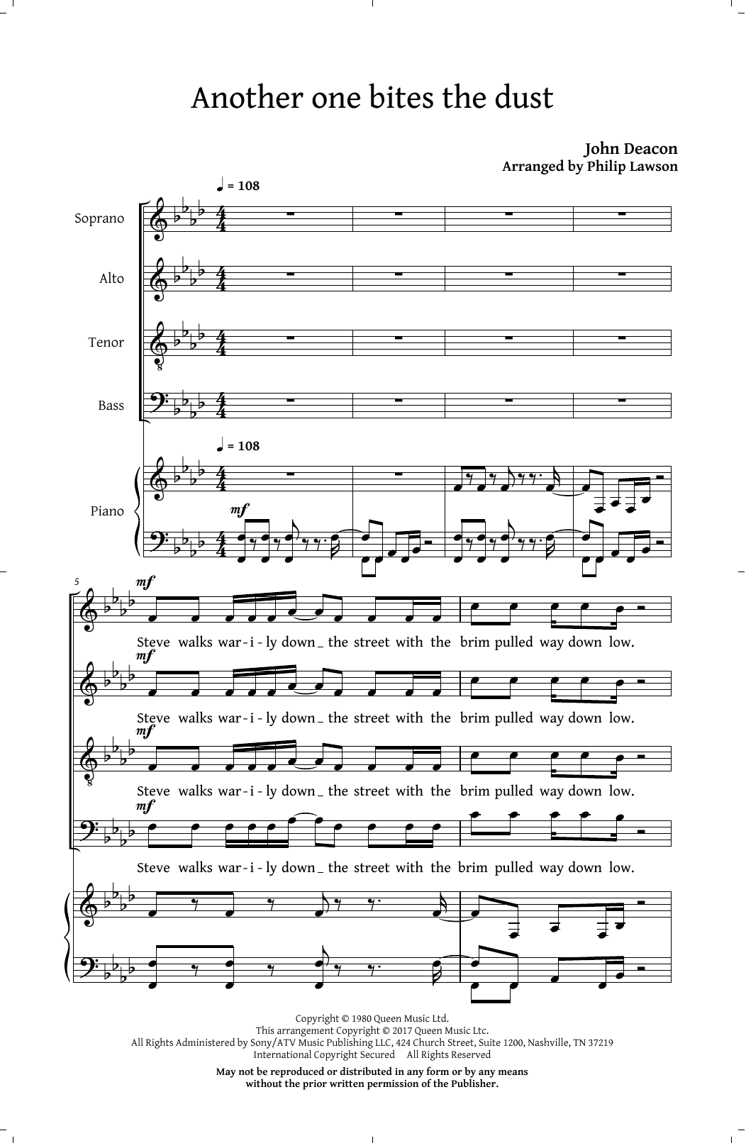 Download Queen Classic Queen (Choral Collection) (Arr. Sheet Music