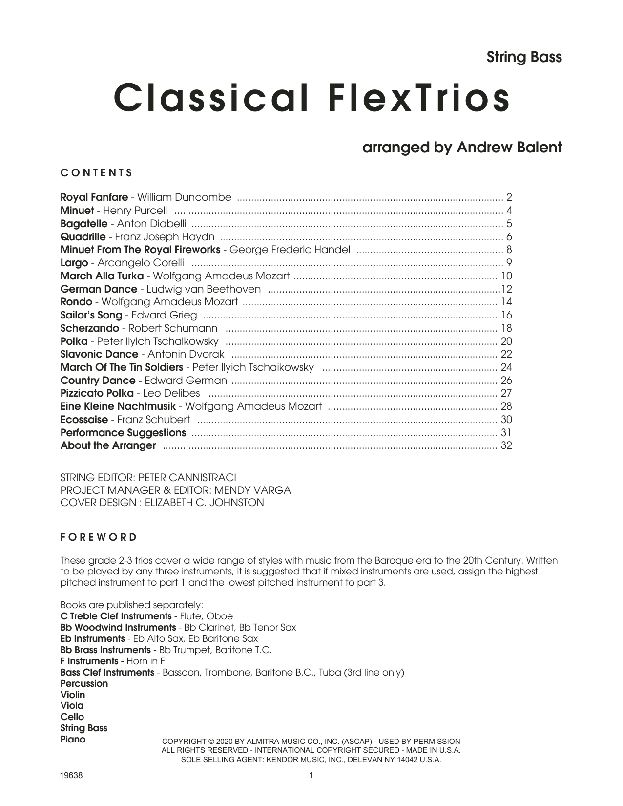 Download Various Classical Flextrios (arr. Andrew Balent Sheet Music