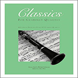 Download or print Classics For Clarinet Quartet, Volume 2 - 1st Bb Clarinet Sheet Music Printable PDF 14-page score for Classical / arranged Woodwind Ensemble SKU: 124867.
