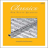Download or print Classics For Flute Quartet - Full Score Sheet Music Printable PDF 53-page score for Concert / arranged Woodwind Ensemble SKU: 125015.