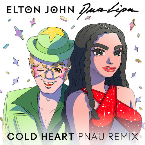 Download Elton John & Dua Lipa Cold Heart (PNAU Remix) Sheet Music and Printable PDF Score for Piano, Vocal & Guitar (Right-Hand Melody)