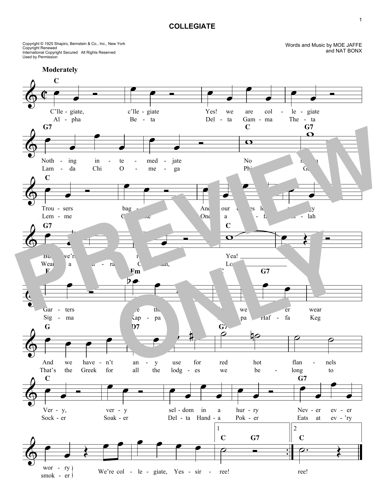 Download Fred Waring's Pennsylvanians Collegiate Sheet Music