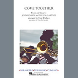 Download or print Come Together (arr. Tom Wallace) - Alto Sax 1 Sheet Music Printable PDF 1-page score for Pop / arranged Marching Band SKU: 455038.